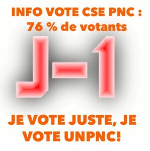 Lire la suite à propos de l’article ? INFO VOTE CSE: 76% DE VOTANTS ? ‼️ J-1 AVANT LA CLÔTURE DES VOTES ‼️